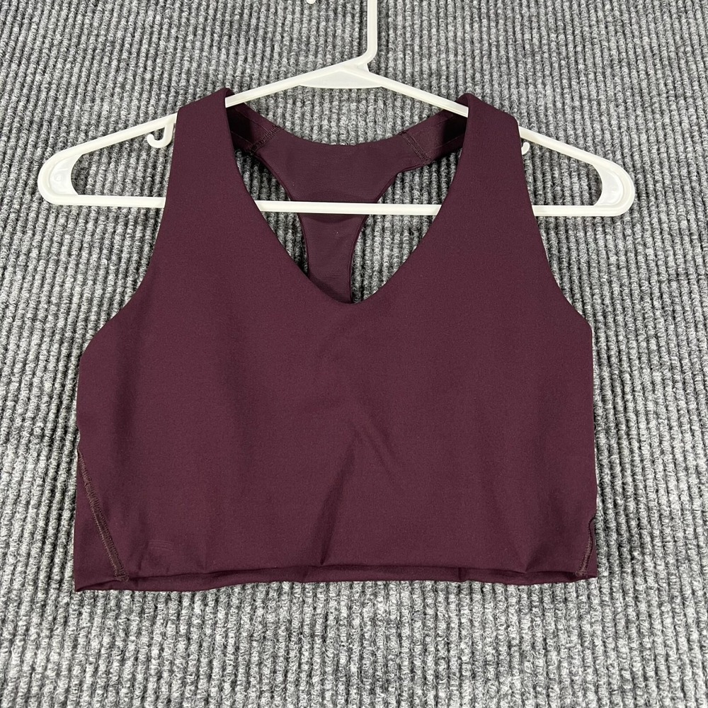 Spanx Sports Bra Womens XS Extra Small Maroon Red Core Active Workout Casual